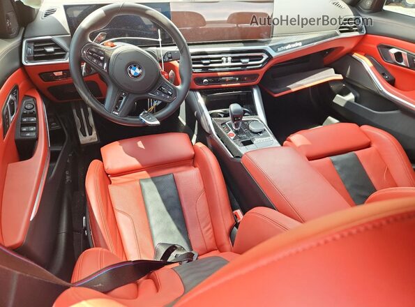WBS43AY03RFS64044 2024 BMW M3 Cream წინა პანელის ხედი