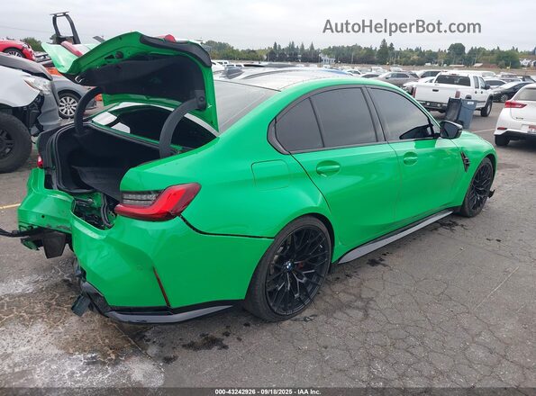 WBS63AY00RFS75530 2024 BMW M3 Green Tył prawy