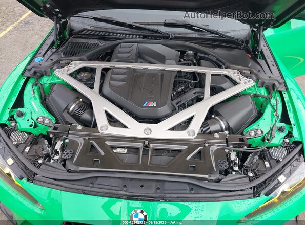 WBS63AY00RFS75530 2024 BMW M3 Green Widok z tyłu