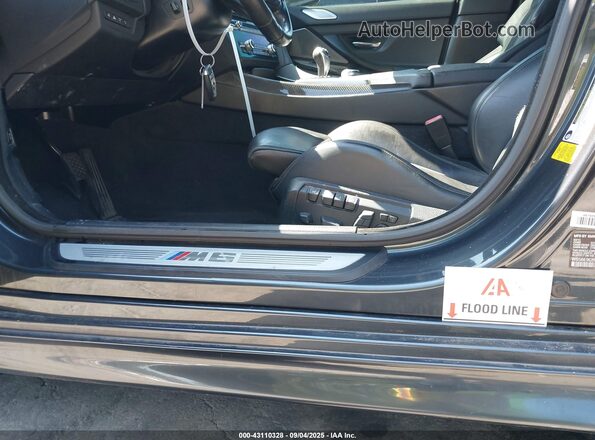 WBS6E9C59GGF92518 2016 BMW M6 Gray Instrument cluster view