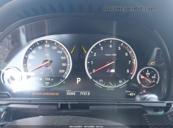 WBS6J9C57GD934431 2016 BMW M6 Black უკანა სავარძლების ხედი