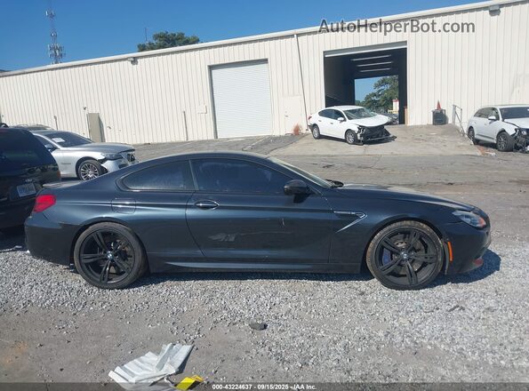 WBS6J9C57GD934431 2016 BMW M6 Black უკანა სალონის ხედი