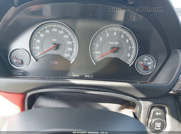WBS8M9C50G5D30863 2016 BMW M3 Black Vista de los asientos traseros