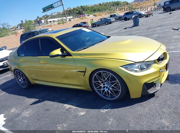 WBS8M9C50G5E68502 2016 BMW M3 Gold 