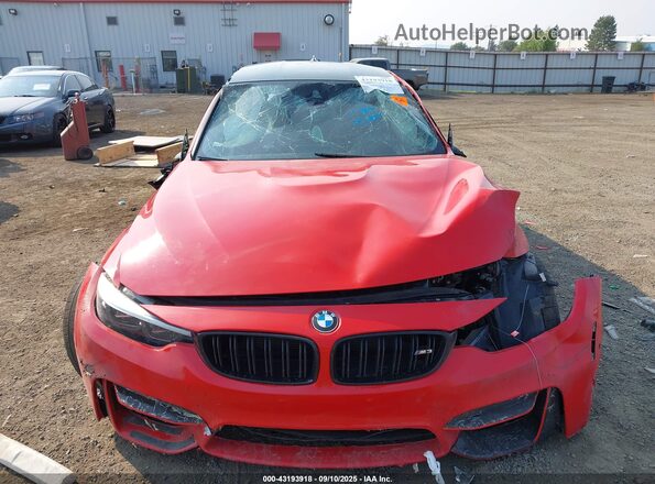 WBS8M9C53G5D30100 2016 BMW M3 Red Vista del cuadro de instrumentos