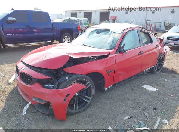 WBS8M9C53G5D30100 2016 BMW M3 Red Vista tres cuartos delantera izquierda
