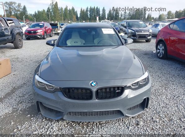 WBS8M9C59J5K99276 2018 BMW M3 Gray 