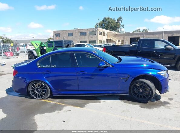 WBS8M9C59J5L71738 2018 BMW M3 Blue Widok wnętrza 360 stopni