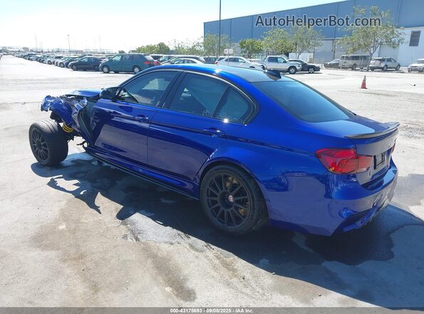 WBS8M9C59J5L71738 2018 BMW M3 Blue Tył lewy