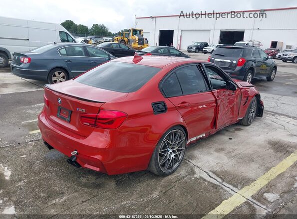 WBS8M9C59J5L72033 2018 BMW M3 Red 
