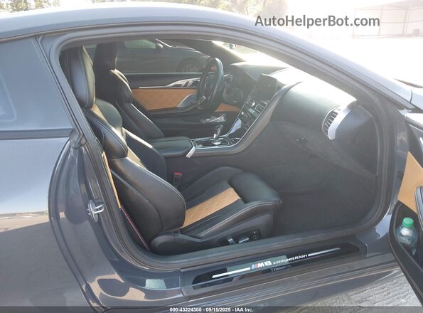 WBSAE0C08LCD92712 2020 BMW M8 Gray წინა სალონის ხედი