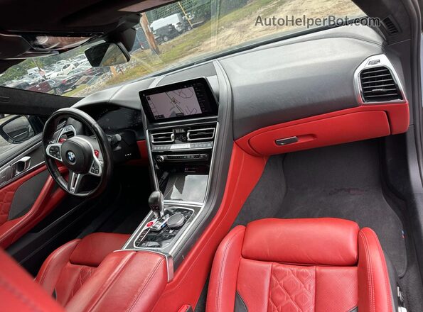 WBSAE0C09PCK95960 2023 BMW M8 Silver უკანა სავარძლების ხედი
