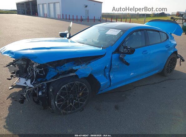 WBSGV0C08PCK98424 2023 BMW M8 Blue Передня ліва чверть