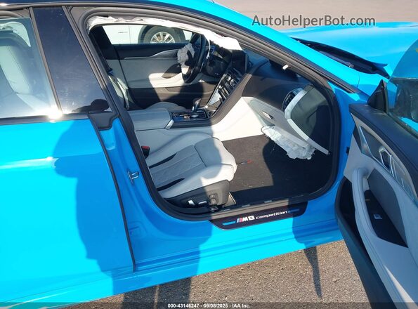 WBSGV0C08PCK98424 2023 BMW M8 Blue Вид салону спереду