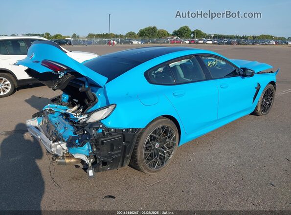 WBSGV0C08PCK98424 2023 BMW M8 Blue Задня права чверть