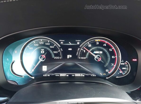 WBSJF0C52KB448251 2019 BMW M5 Black Вид задніх сидінь