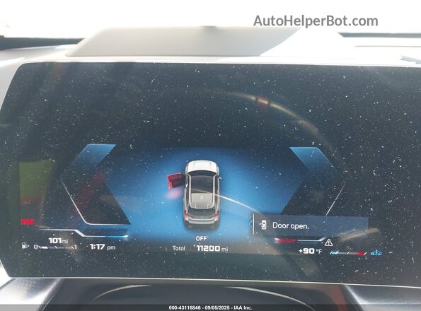 WBX13EF03S5115801 2025 BMW X1 Gray Vista de los asientos traseros