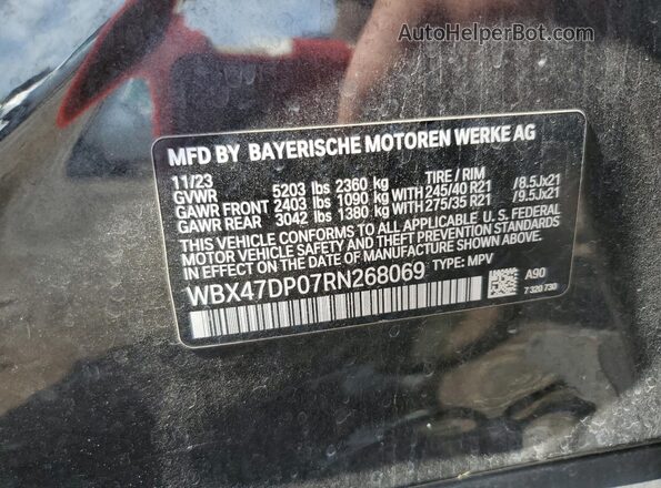WBX47DP07RN268069 2024 BMW X3 Gray 