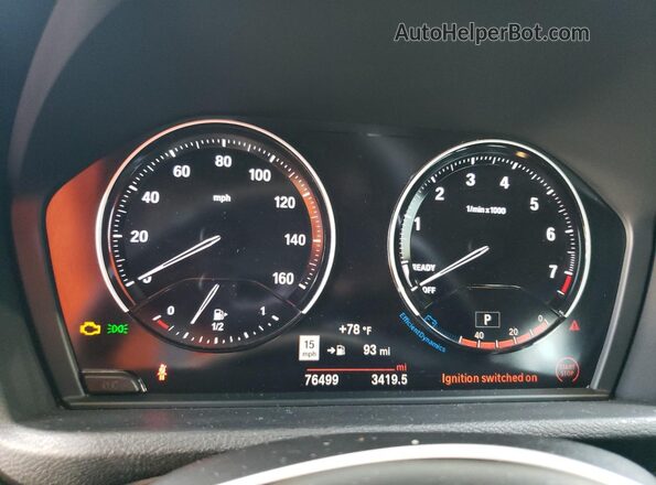 WBXHT3C35J5L33965 2018 BMW X1 Gray 