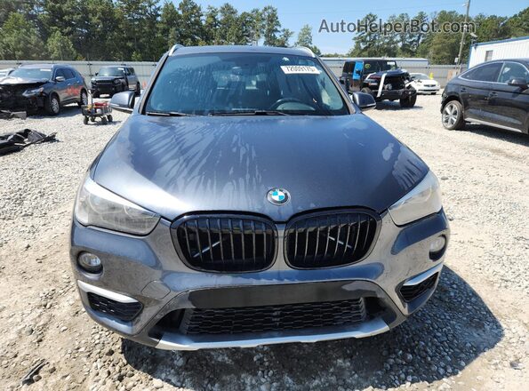 WBXHT3C36J5K28125 2018 BMW X1 Gray 