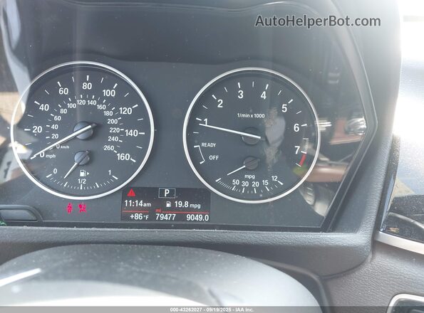 WBXHT3C37GP887814 2016 BMW X1 White Vista de los asientos traseros