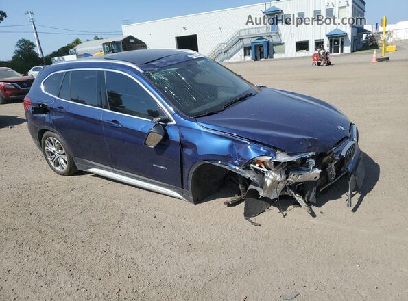 WBXHT3C3XJ5F93037 2018 BMW X1 Синий 