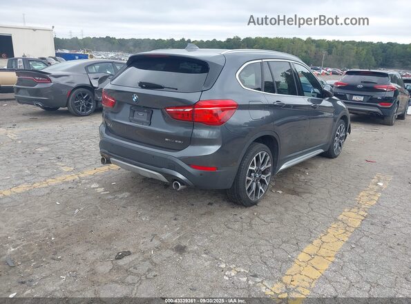WBXJG7C08M5S17005 2021 BMW X1 Gray Rear right