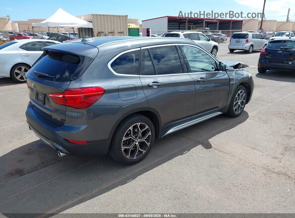 WBXJG9C07N5U92877 2022 BMW X1 Gray Հետևի աջ