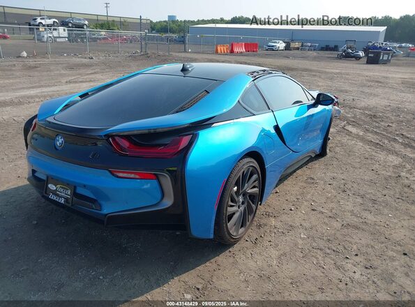 WBY2Z2C56GV675333 2016 BMW I8 Blue უკანა მარჯვენა