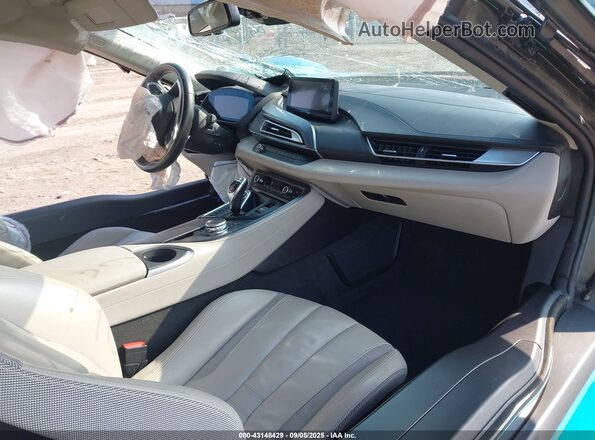 WBY2Z2C56GV675333 2016 BMW I8 Blue წინა სალონის ხედი