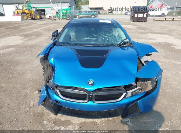 WBY2Z2C56GV675333 2016 BMW I8 Blue წინა პანელის ხედი