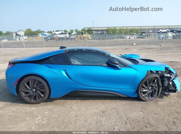 WBY2Z2C56GV675333 2016 BMW I8 Blue ხელსაწყოთა პანელის ხედი
