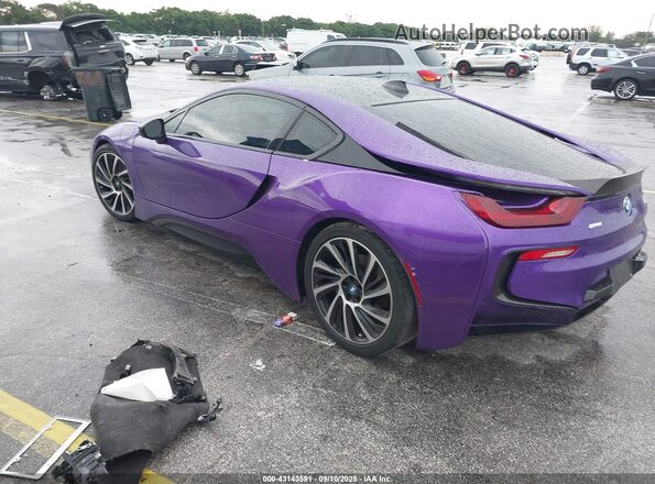 WBY2Z2C58GV675088 2016 BMW I8 Purple უკანა მარცხენა