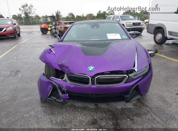 WBY2Z2C58GV675088 2016 BMW I8 Purple ხელსაწყოთა პანელის ხედი