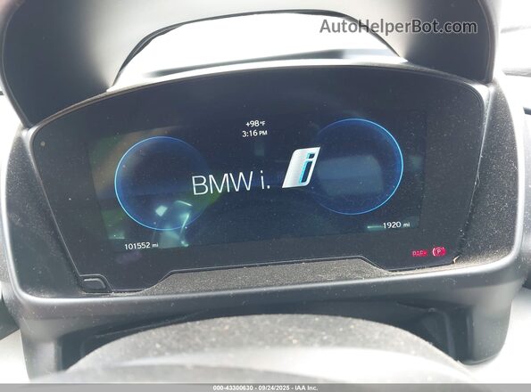 WBY2Z2C59GV675357 2016 BMW I8 White Widok tylnych siedzeń