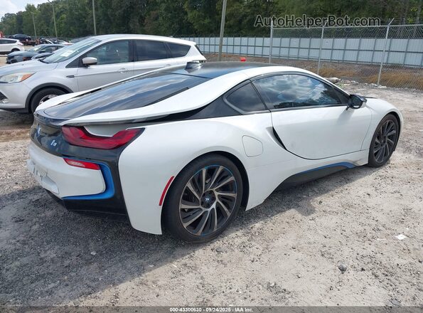 WBY2Z2C59GV675357 2016 BMW I8 White Tył prawy