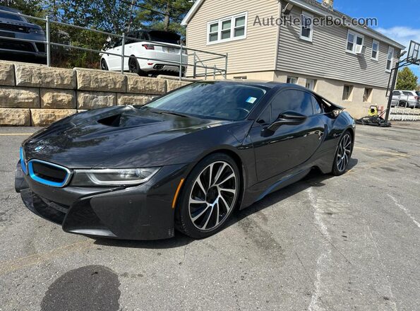 WBY2Z2C5XGV674864 2016 BMW I8 Black Trasero izquierdo