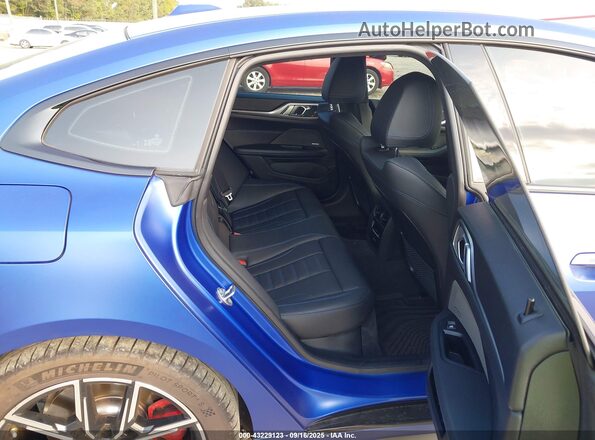 WBY33AW09PFP70799 2023 BMW I4 Blue Vista de la etiqueta del VIN