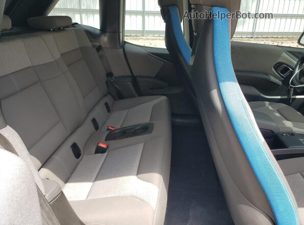 WBY8P8C0XM7J30517 2021 BMW I3 White უკანა სავარძლების ხედი