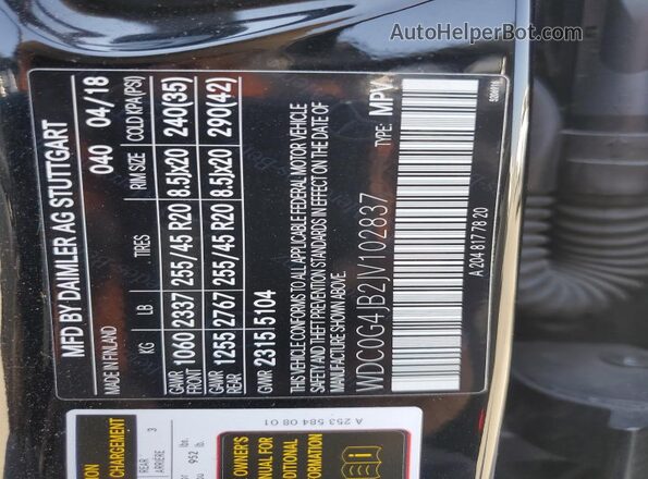 WDC0G4JB2JV102837 2018 MERCEDES-BENZ GLC-CLASS Black 