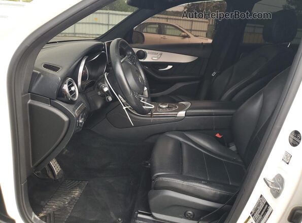 WDC0G4JB4KF480718 2019 MERCEDES-BENZ GLC-CLASS White Widok wnętrza z przodu