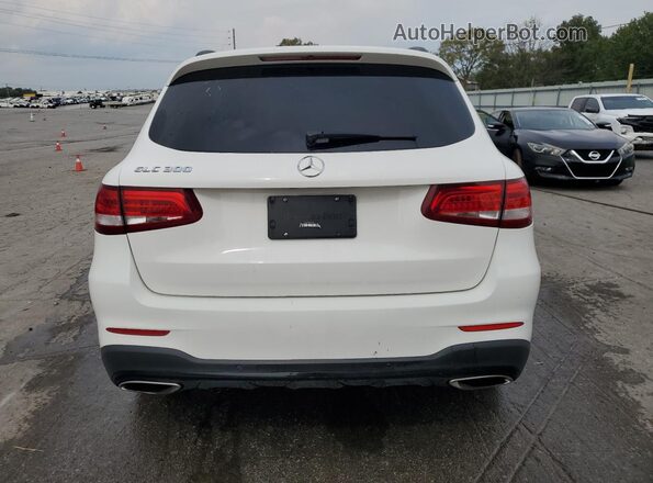 WDC0G4JB4KF480718 2019 MERCEDES-BENZ GLC-CLASS White Widok z tyłu