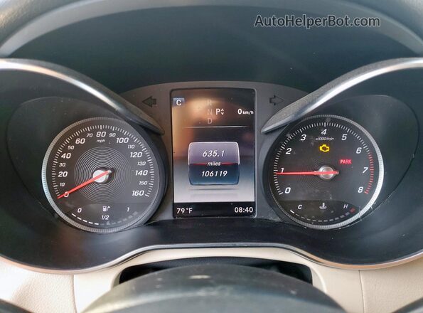 WDC0G4JB7KV135950 2019 MERCEDES-BENZ GLC-CLASS Black Widok zestawu wskaźników