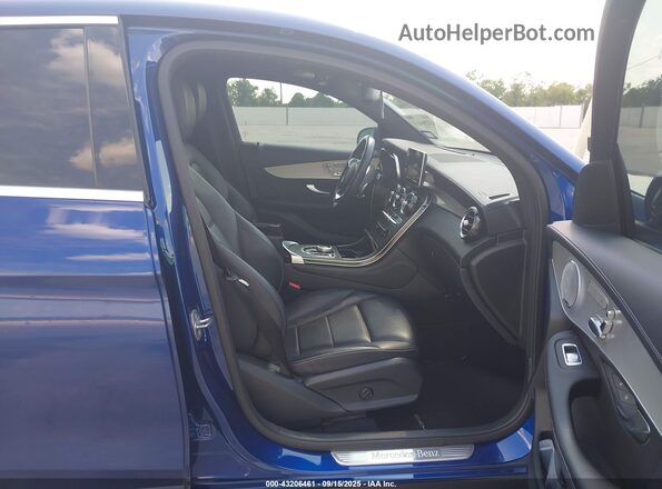 WDC0J4KB4KF549360 2019 MERCEDES-BENZ GLC 300 COUPE Blue Widok wnętrza z przodu