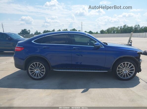 WDC0J4KB4KF549360 2019 MERCEDES-BENZ GLC 300 COUPE Blue Widok wnętrza z tyłu