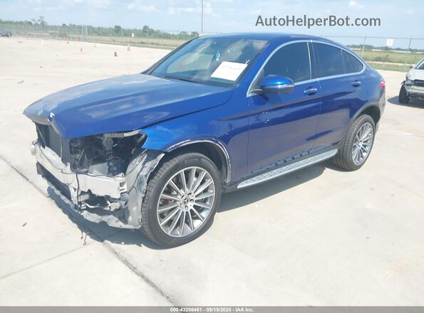 WDC0J4KB4KF549360 2019 MERCEDES-BENZ GLC 300 COUPE Blue Przód lewy