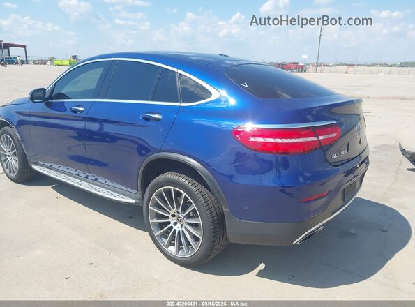 WDC0J4KB4KF549360 2019 MERCEDES-BENZ GLC 300 COUPE Blue Tył lewy