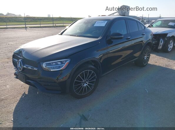 WDC0J8EB8LF714976 2020 MERCEDES-BENZ GLC 300 COUPE Black წინა მარცხენა ხედი სამი მეოთხედიდან