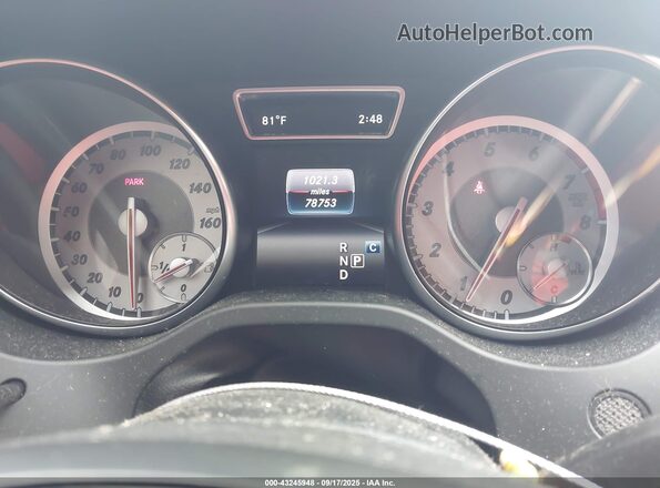WDCTG4EB8HJ343987 2017 MERCEDES-BENZ GLA 250 Blue Widok tylnych siedzeń
