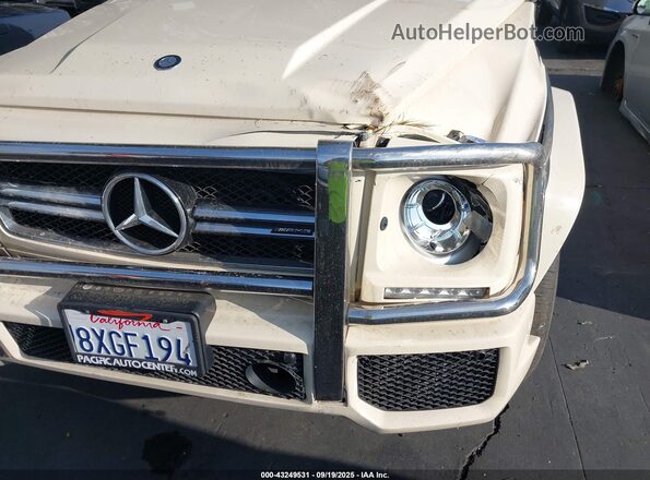 WDCYC7DF4HX278222 2017 MERCEDES-BENZ G-CLASS Beige Instrument cluster view